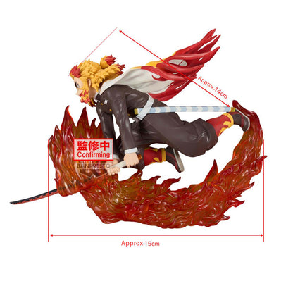 Demon Slayer Kimetsu no Yaiba Vibration Stars Kyojuro Rengoku 14cm