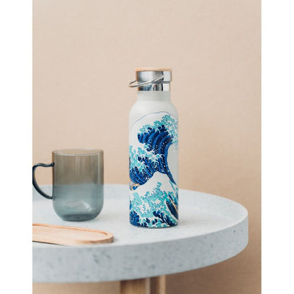 The Great Wave of Kanagawa Hokusai Stainless steel bottle 500ml