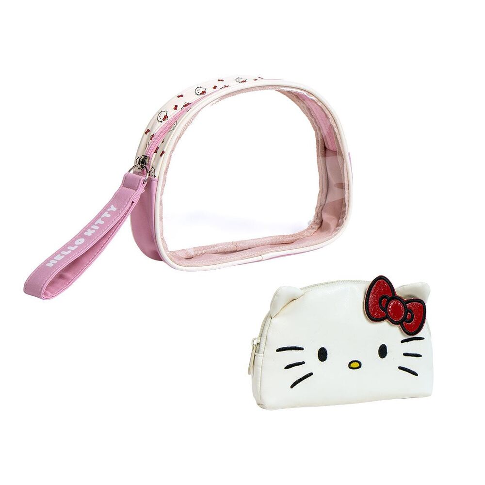 Hello Kitty 2 vanity case travel set