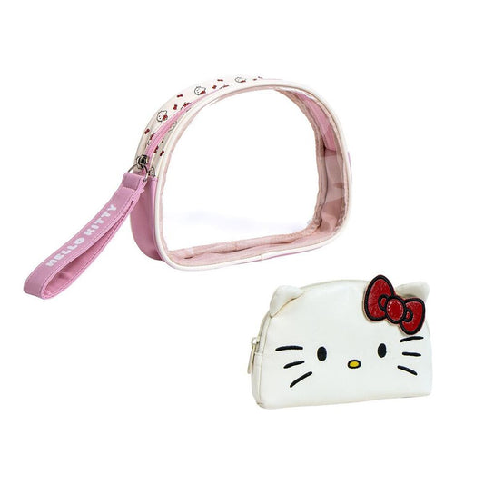 Hello Kitty 2 vanity case travel set
