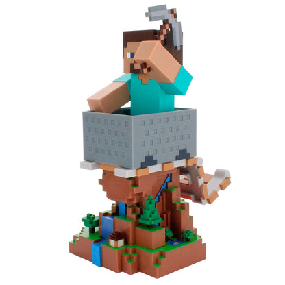 Minecraft Steve clamping bracket Cable guy 20cm