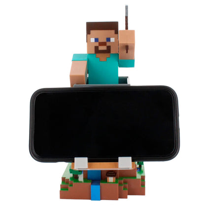 Minecraft Steve clamping bracket Cable guy 20cm