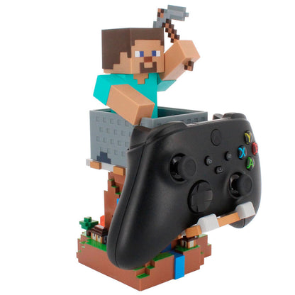 Minecraft Steve clamping bracket Cable guy 20cm