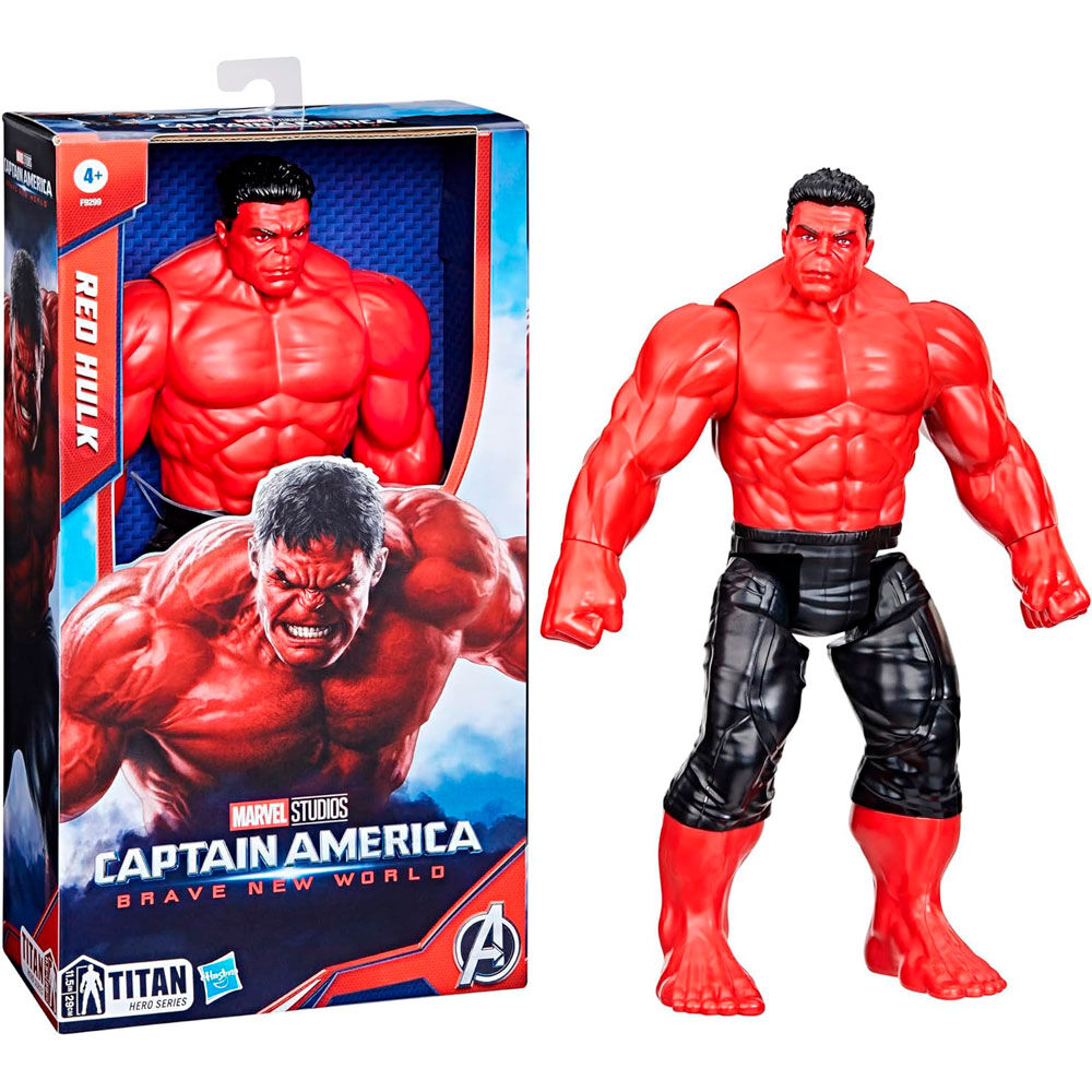 Marvel Avengers Captain America Brave New World Titan Hero Red Hulk figure 30cm