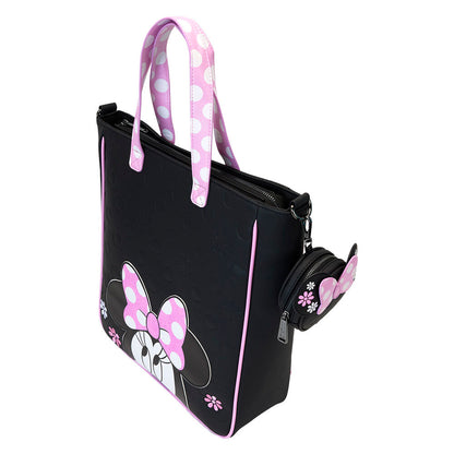Loungefly Disney Minnie Floral Rock the Dots tote bag with coin bag