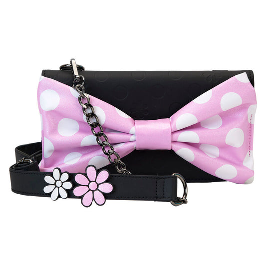 Loungefly Disney Minnie Floral Rock the Dots shoulder bag