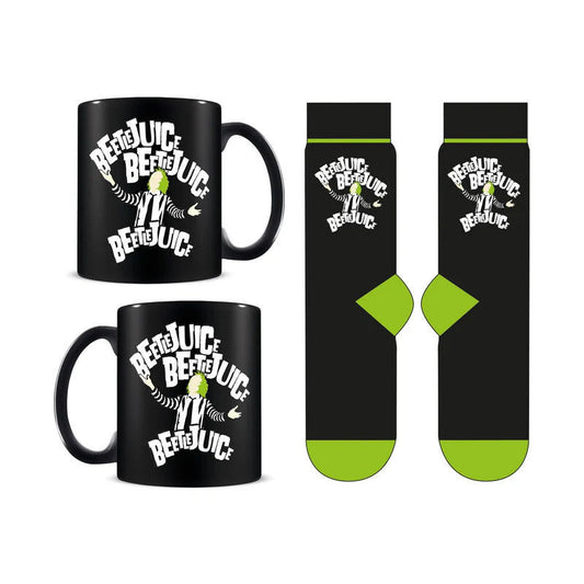 Beetlejuice mug and socks set