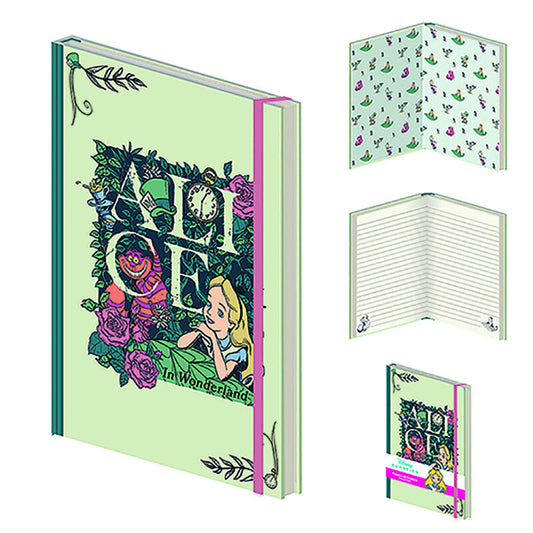 Disney Alice in Wonderland Premium A5 notebook