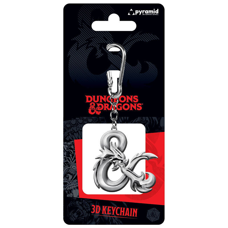 Dungeons Dragons Logo Ampersand 3D keychain 6cm