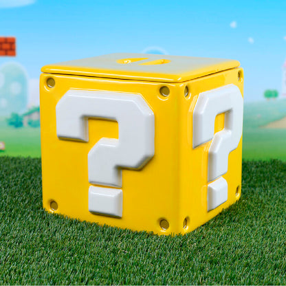 Super Mario Bros Question Block Biscuit tin