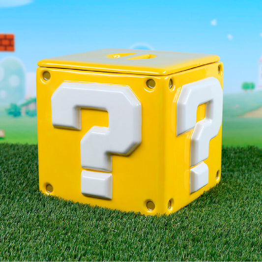 Super Mario Bros Question Block Biscuit tin