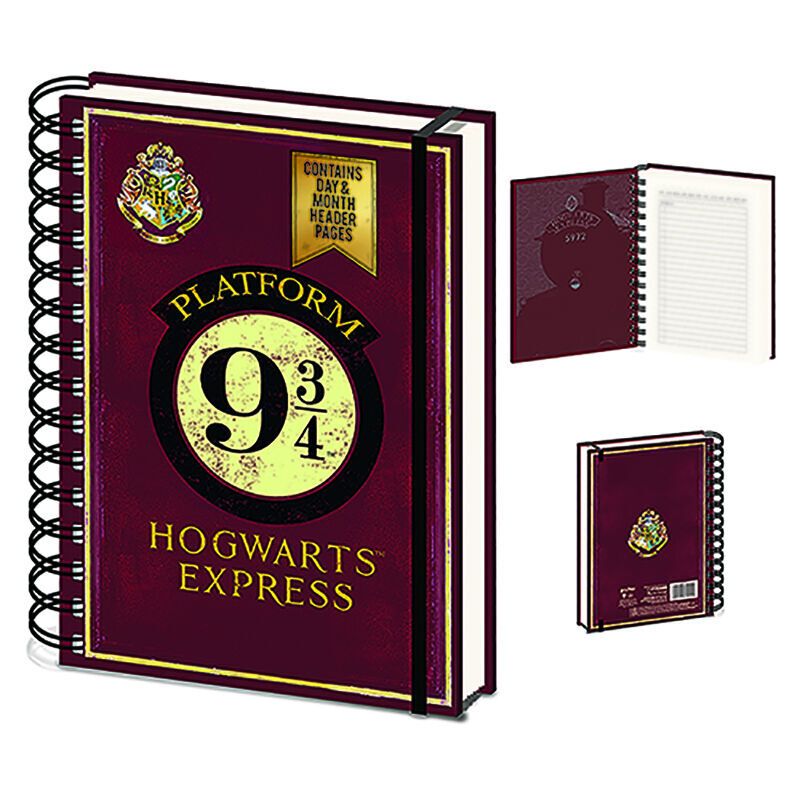 Harry Potter Platform 9 3/4 A5 notebook