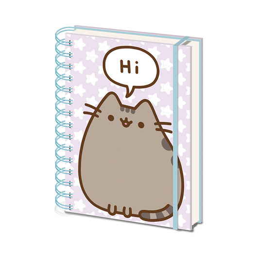 Pusheen Says Hi A5 notebook