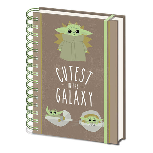 Star Wars Mandalorian Cutest in the Galaxy A5 notebok