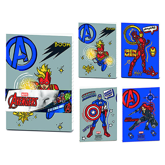 Marvel Avengers A5 2 Workbooks set