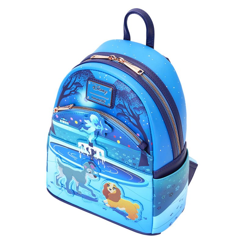 Loungefly Disney The Lady and the Tramp 70th Anniversary backpack 26cm