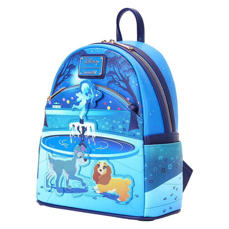 Loungefly Disney The Lady and the Tramp 70th Anniversary backpack 26cm
