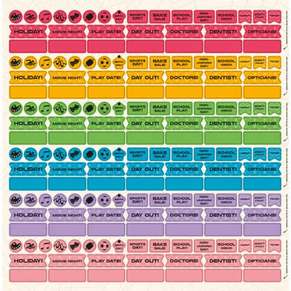 Marvel Spiderman Family planning calendar