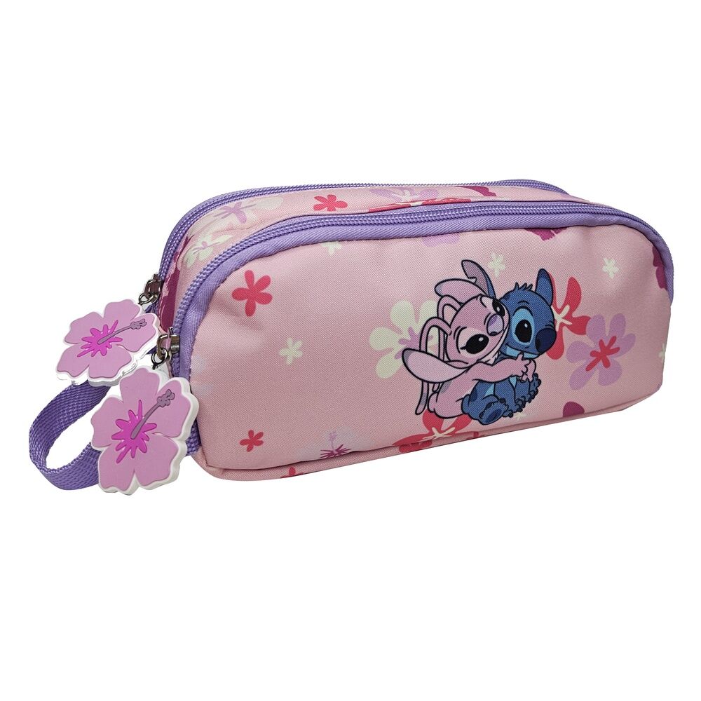 Disney Stitch & Angel double pencil case