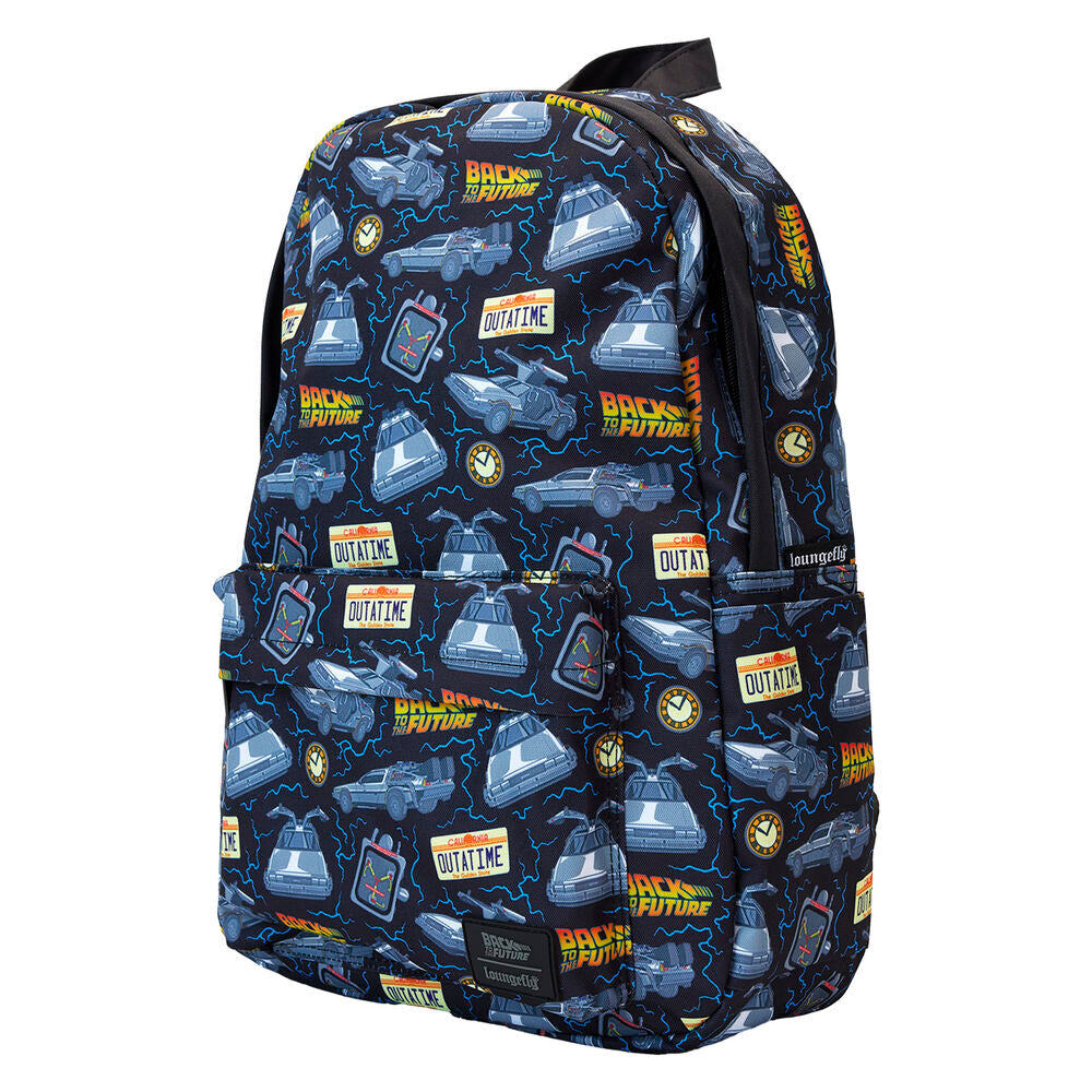 Loungefly Back to the Future 40th Anniversary nylon backpack 44cm