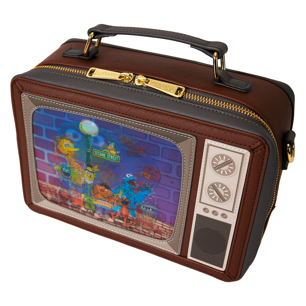 Loungefly Sesame Street Retro TV Lenticular shoulder bag