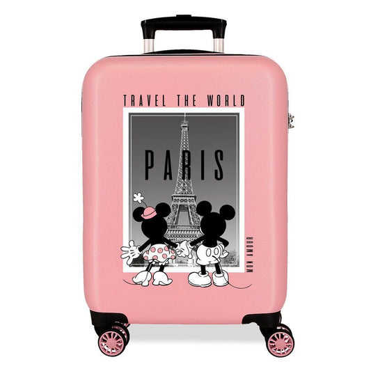 Disney Mickey & Minnie Paris ABS trolley suitcase 55cm
