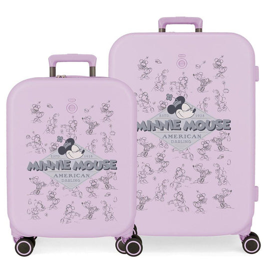 Disney Minnie Happiness ABS pack 2 trolley suitcases I