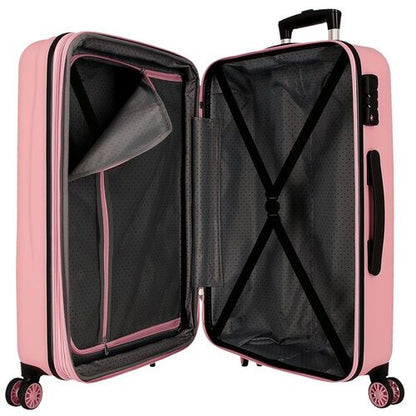 Disney Mickey Outline ABS pack 2 trolley suitcases 55cm & 70cm