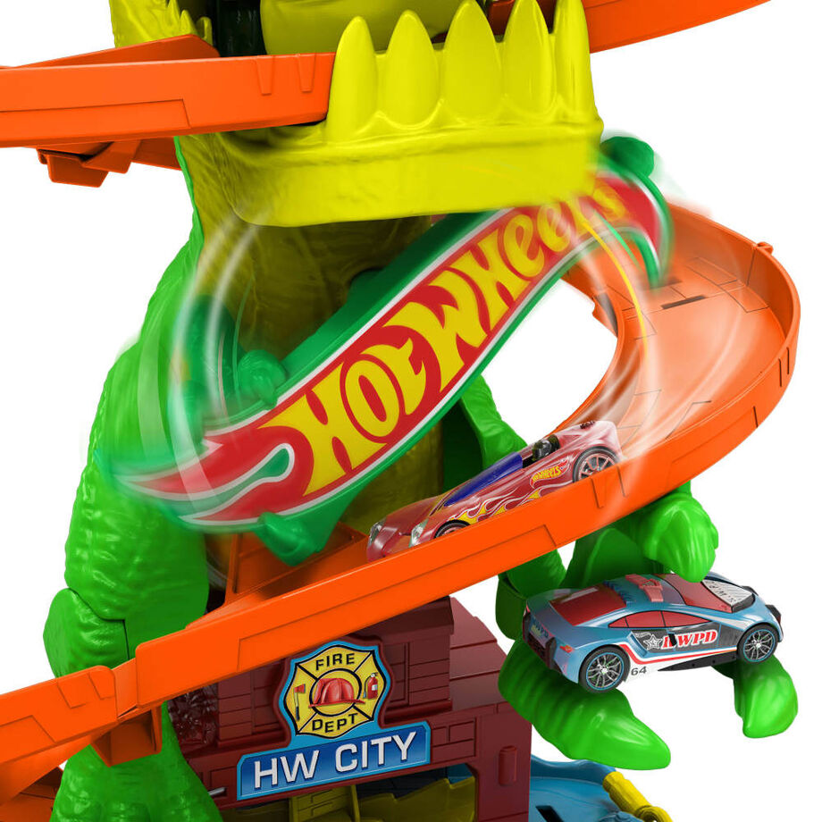 Hot Wheels City T-Rex Blaze Battle
