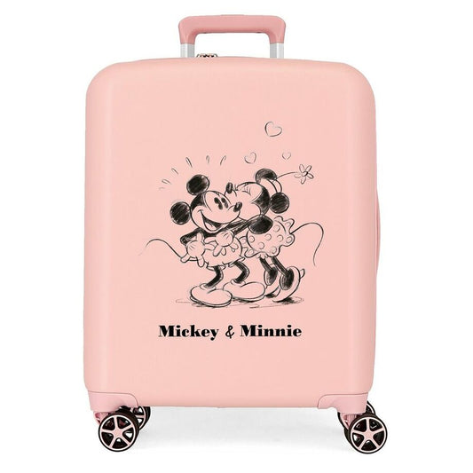 Disney Mickey & Minnie Kisses ABS trolley suitcase 55cm I