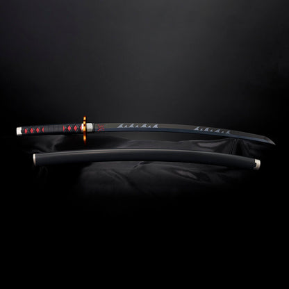 Demon Slayer Kimetsu no Yaiba Nichirin Sword Tanjiro Kamado Kyojuro Rengokus Sword Guard replica 88cm