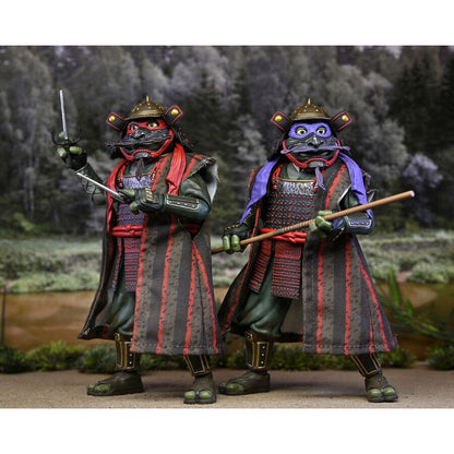 Ninja Turtles 3 Teenage Mutant Donatello &#38; Raphael pack 2 figures 18cm