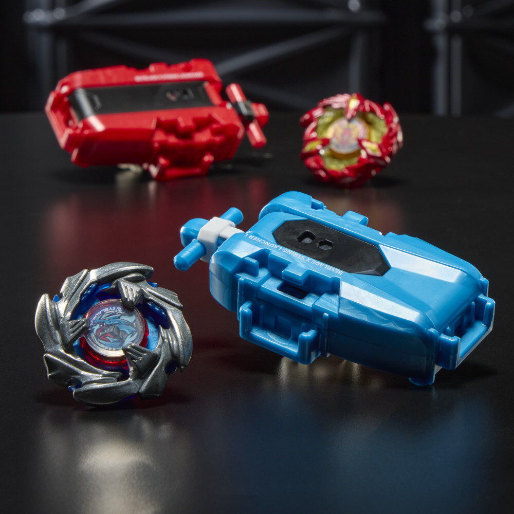 Beyblade X Cobalt Dragoon 2-60C Premium set launcher with rope and top