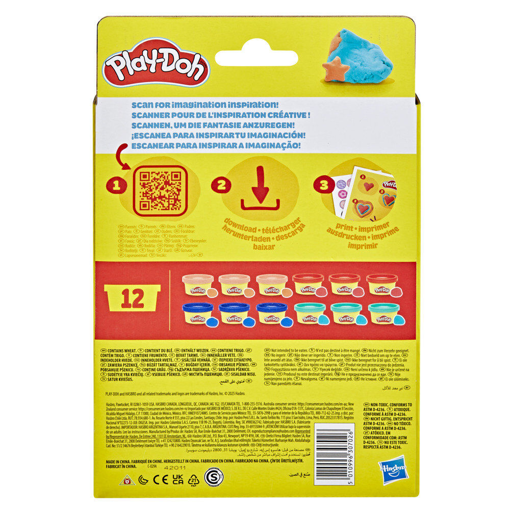 Play-Doh Set 12 mini boats