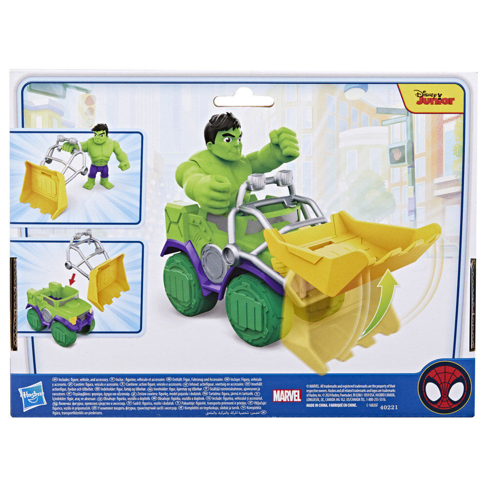Marvel Spidey and His Amazing Friends Set Wrecking truck + Hulk figure