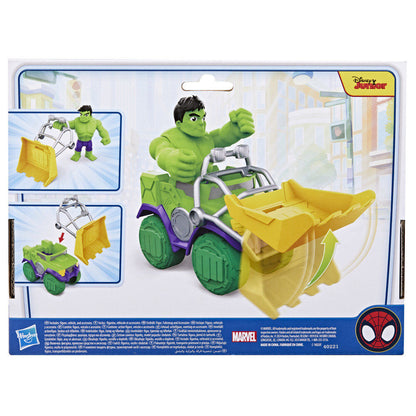 Marvel Spidey and His Amazing Friends Set Wrecking truck + Hulk figure