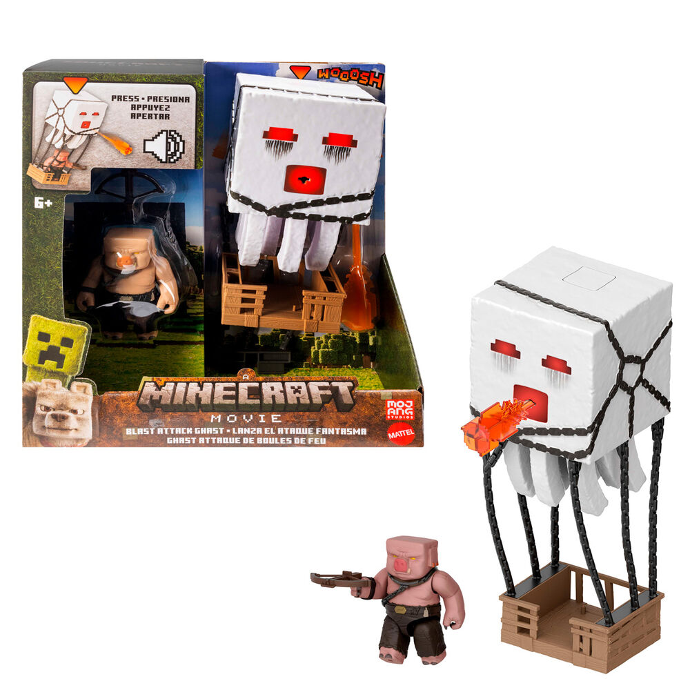 Minecraft The Movie Blast Attack Ghast figure 25cm