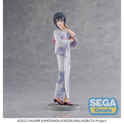 Rascal Does Not Dream Mai Sakurajima Yukata of Bunny Girl Sepai Luminasta figure 22cm