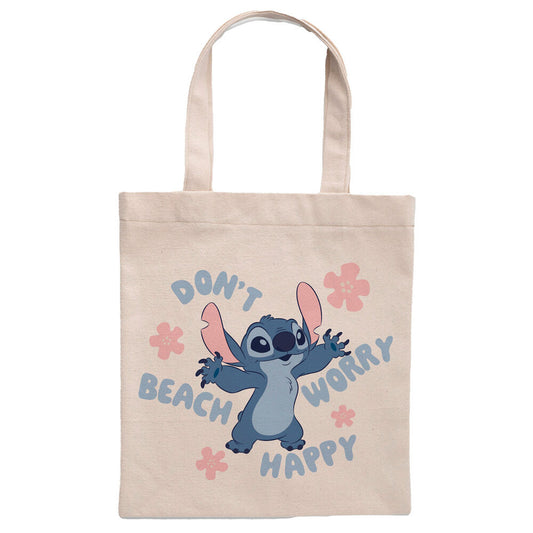 Disney Stitch Don't Worry Beach Happy shopping bag
