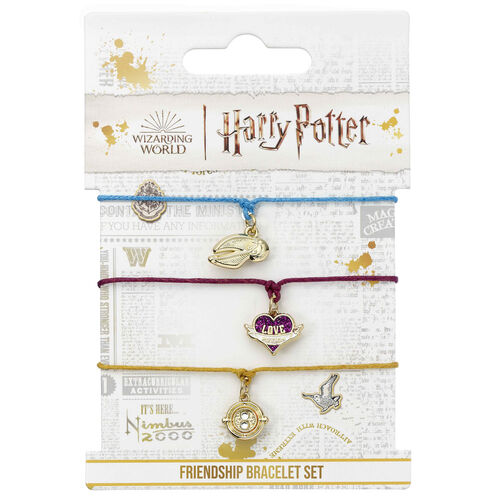 Harry Potter Golden Snitch Friendship Set 3 bracelets