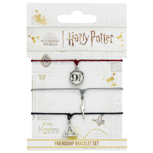 Harry Potter Deathly Hallows Friendship Set 3 bracelets