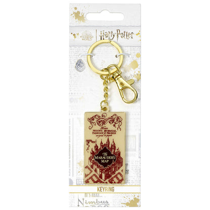 Harry Potter Marauders&#39; Map keychain