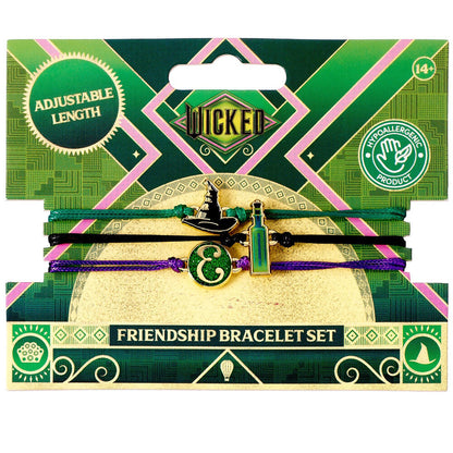 Wicked Elphaba Friendship Set 2 bracelets