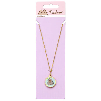 Pusheen Pizza necklace