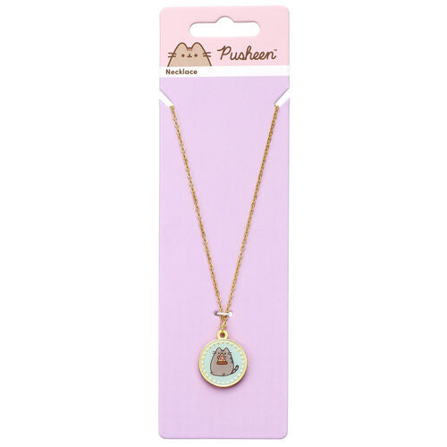 Pusheen Pizza necklace
