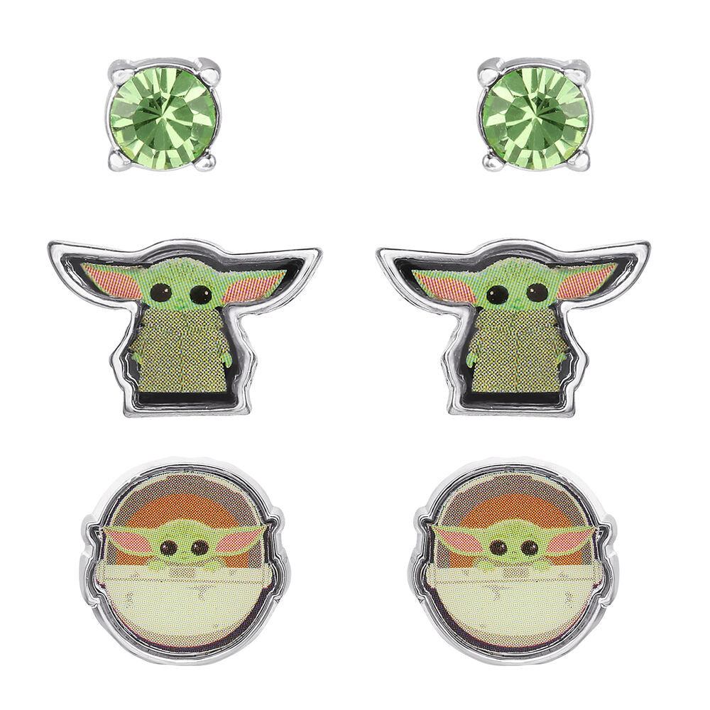 Star Wars Baby Yoda Set 3 pairs of earrings