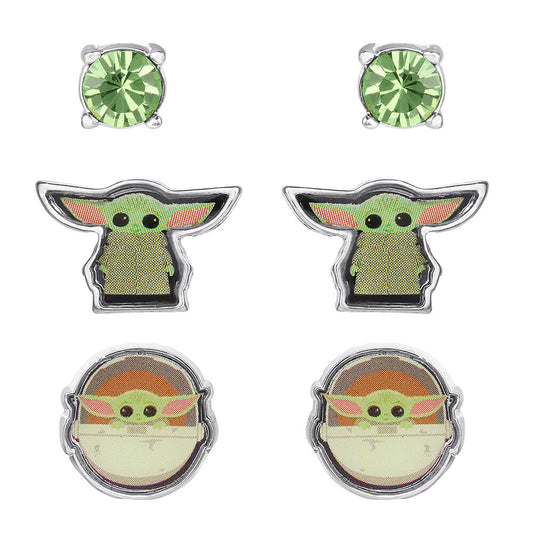 Star Wars Baby Yoda Set 3 pairs of earrings