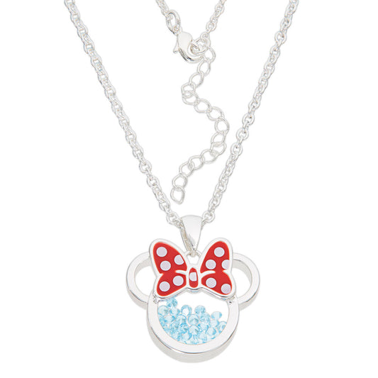 Disney Minnie March necklace silver