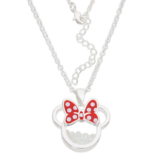 Disney Minnie October necklace silver