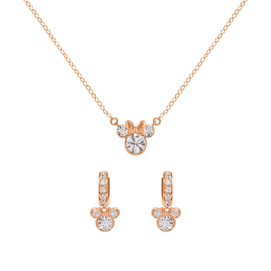 Disney Minnie Set necklace + earrings